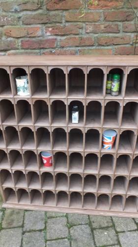 Victorian Pine Bank of 72 Arched Top Pigeon Holes