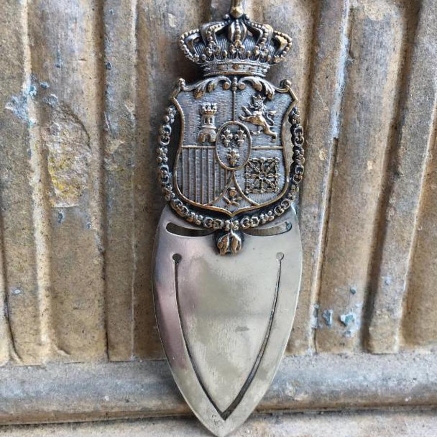 Mid Century Book Mark with Family Crest Top