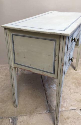 Victorian Painted Pine Side Table - Dressing Table - Small Desk