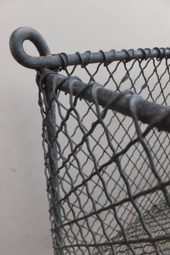 1930s Galvanised Fruit & Vegetable Rack with Rare Enamel Plaque