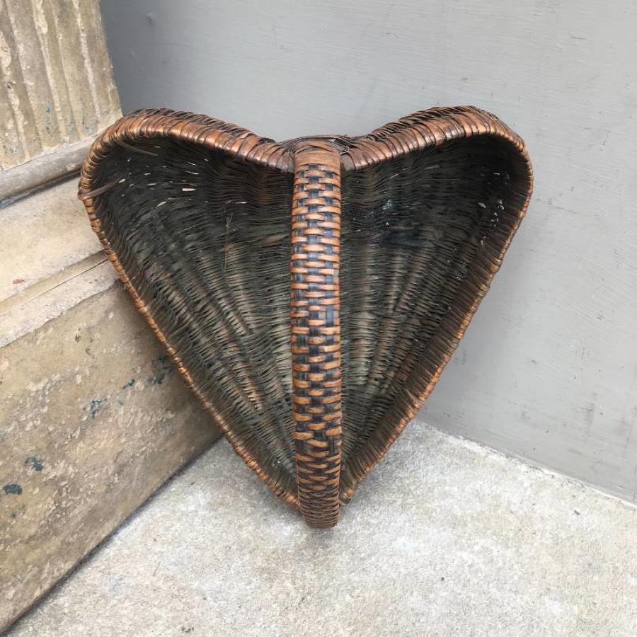 Rare Victorian Heart Shape Nut Basket