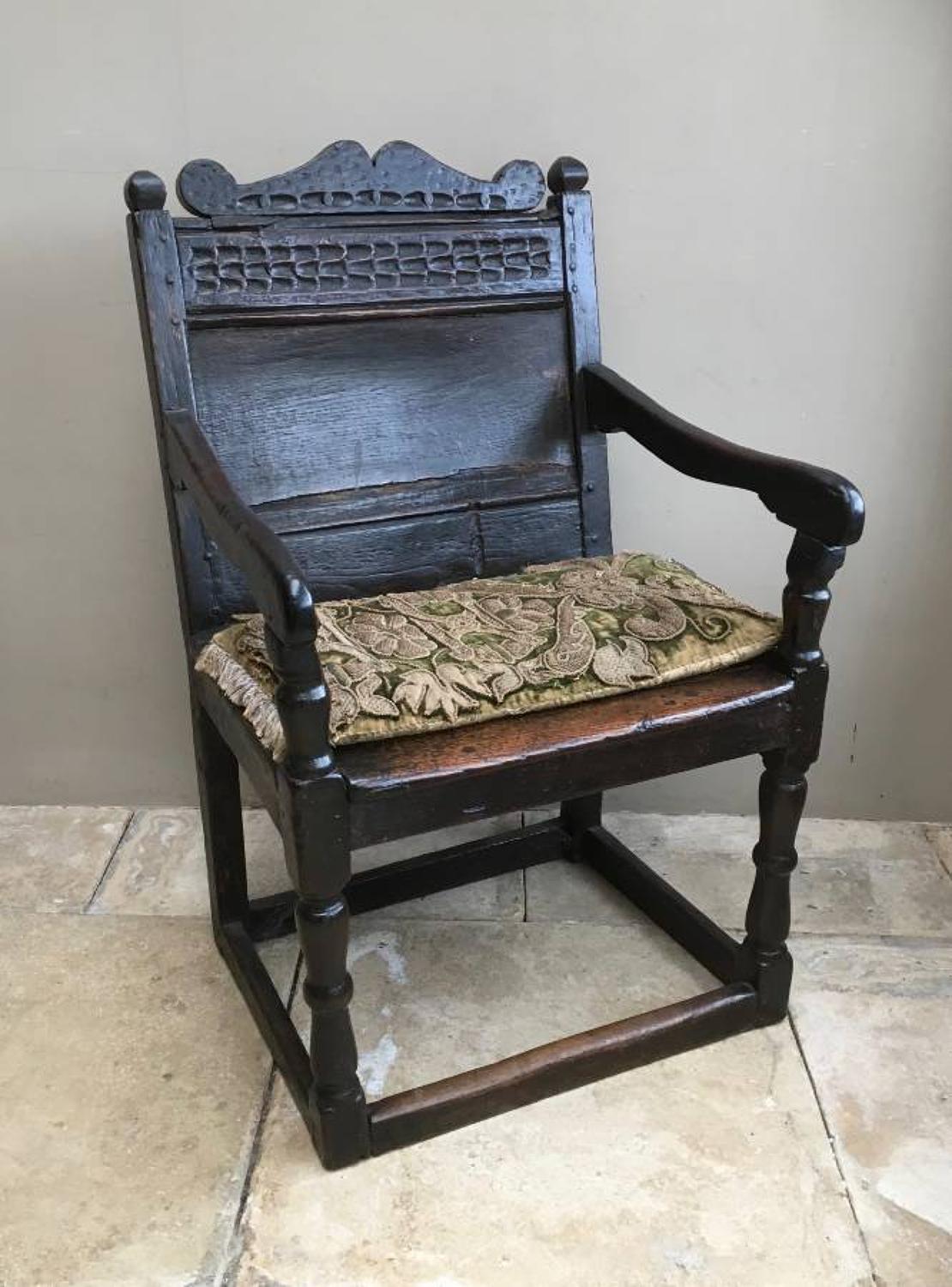 17th Century Oak Chair