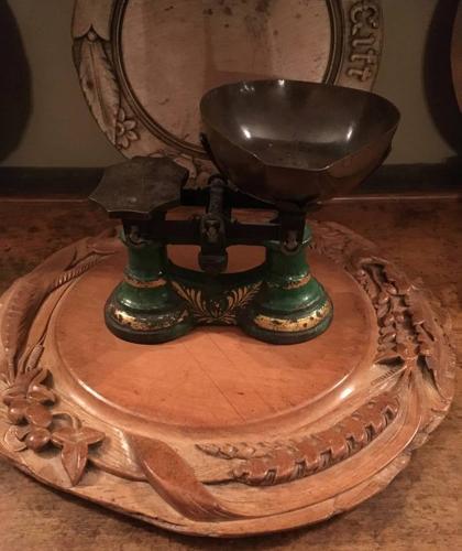 Very Rare Victorian Sweet Shop Scales to Weigh Half Pound