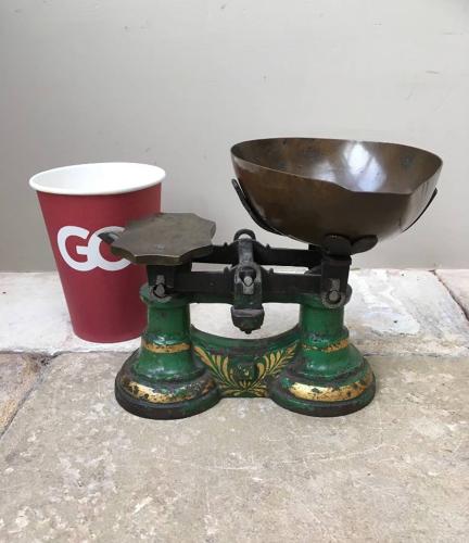 Very Rare Victorian Sweet Shop Scales to Weigh Half Pound