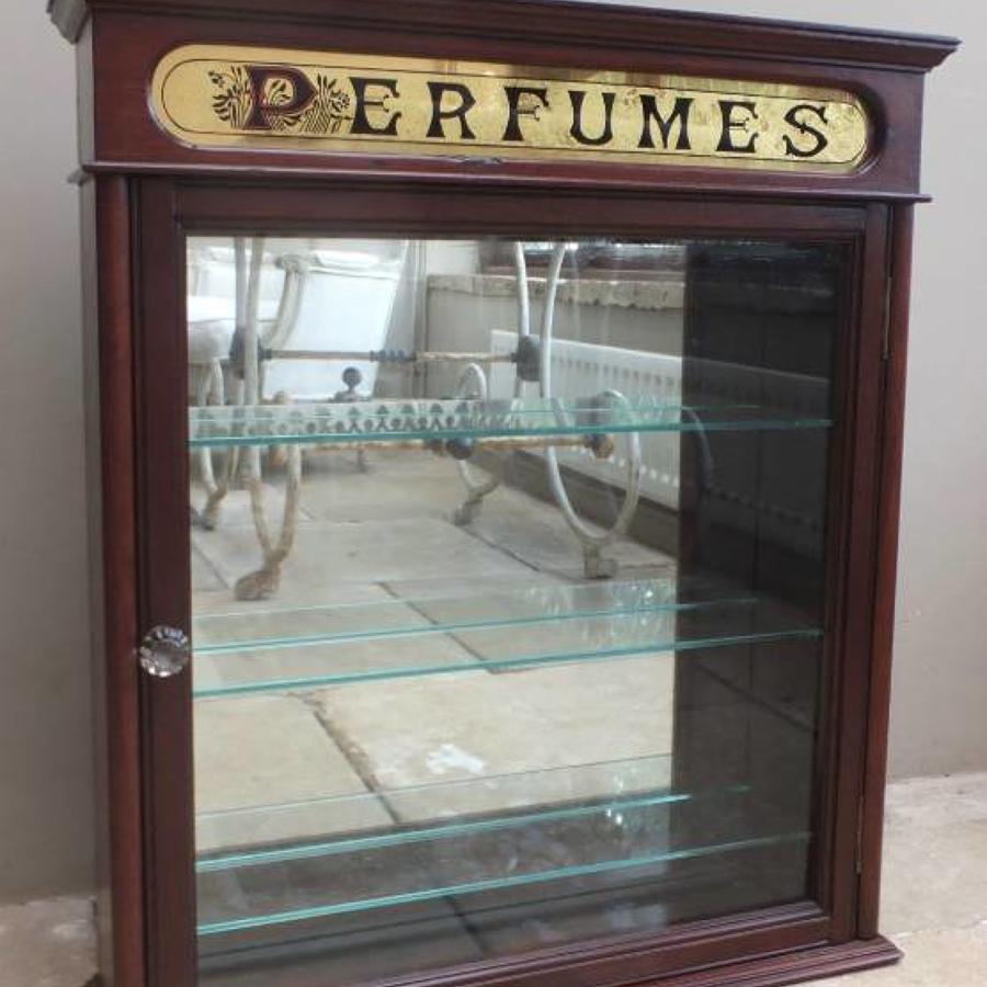Late Victorian Shops Advertising Cupboard - Perfumes
