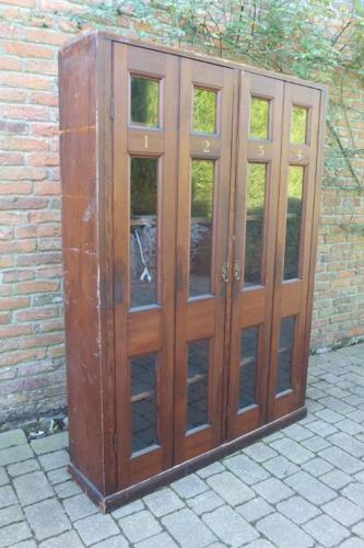 Large Victorian Pine Haberdashery Cabinet