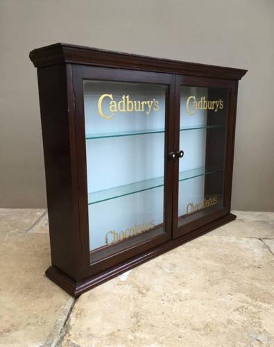 Edwardian Cadburys Chocolate Advertising Wall Cupboard
