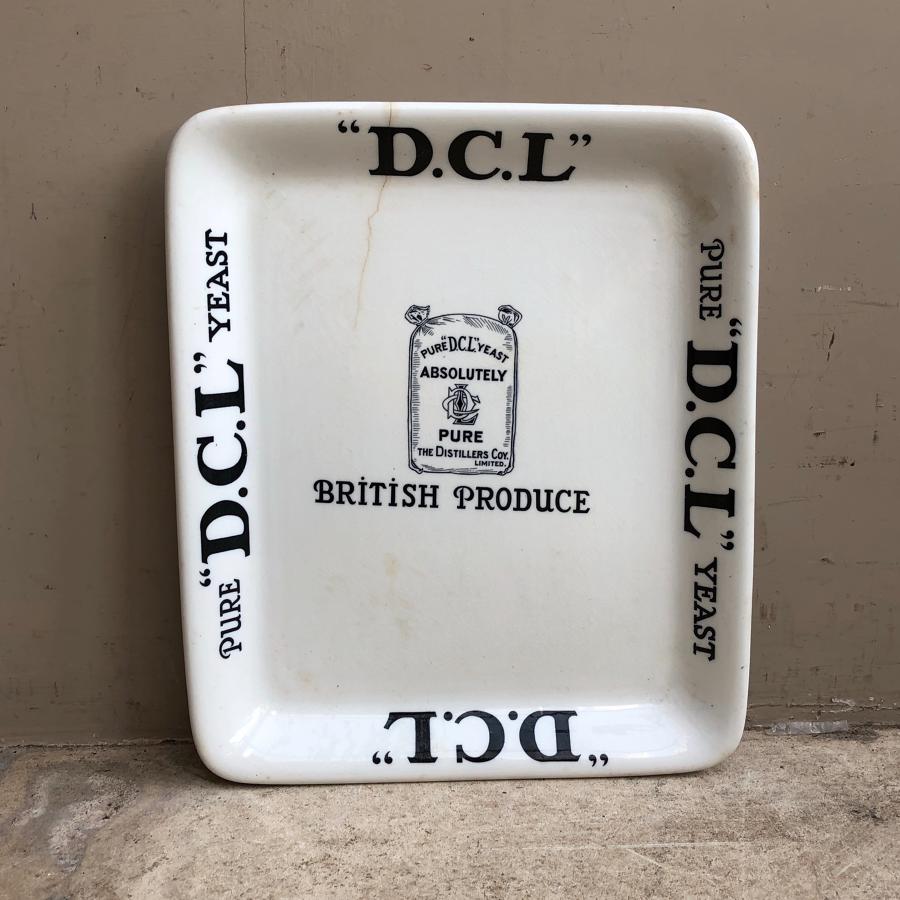 Edwardian Grocers Advertising Plate - DCL Yeast