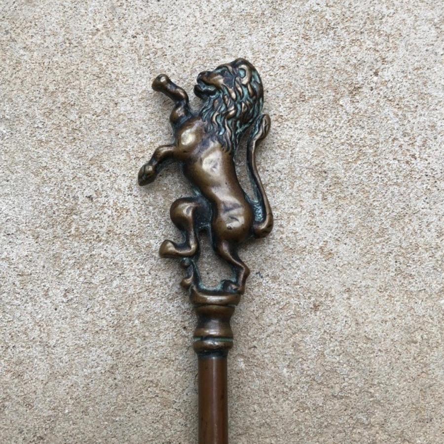 Late Victorian Lion Top Toasting Fork