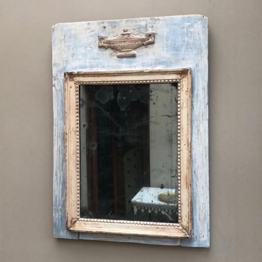 Early Victorian Gustavian Mirror - Original Paint