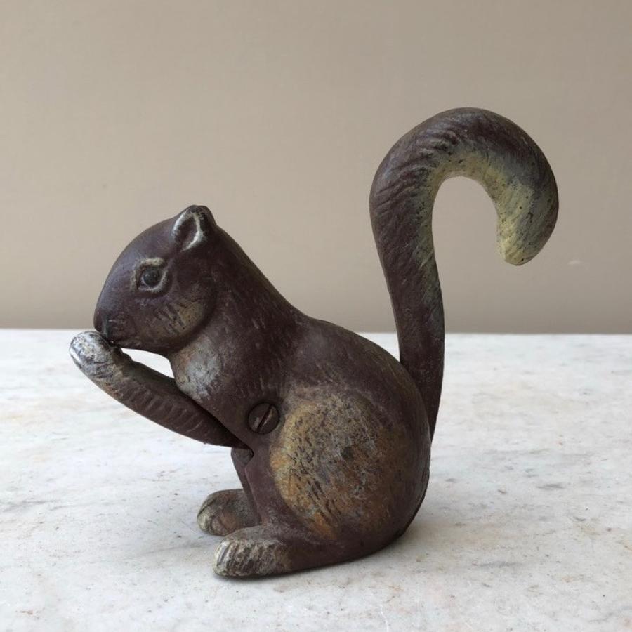 Early 20th Century Cast Iron Squirrel Nut Cracker