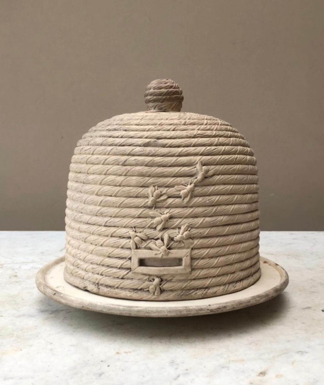 Super Rare Early Victorian Cheese Dome Shaped as a Bee Hive