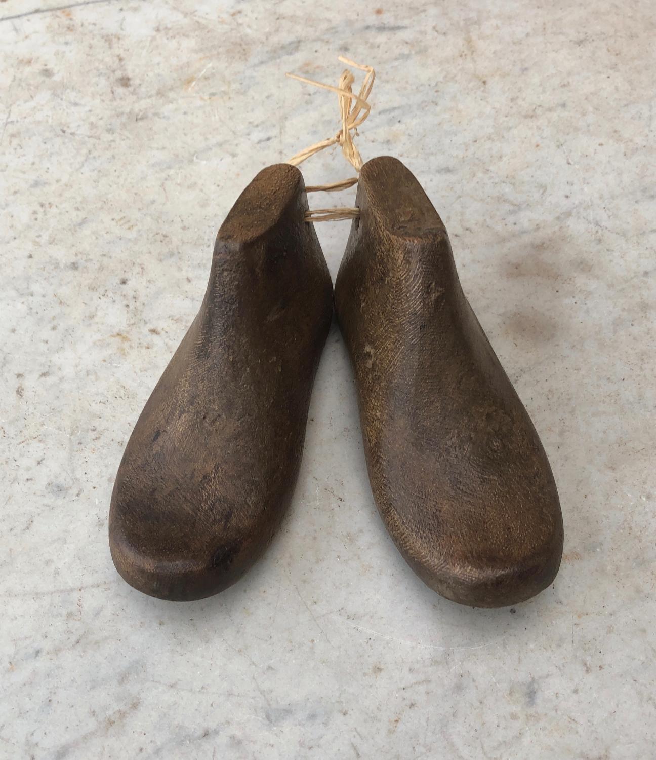 Early 20th Century Toddlers Wooden Shoe Lasts