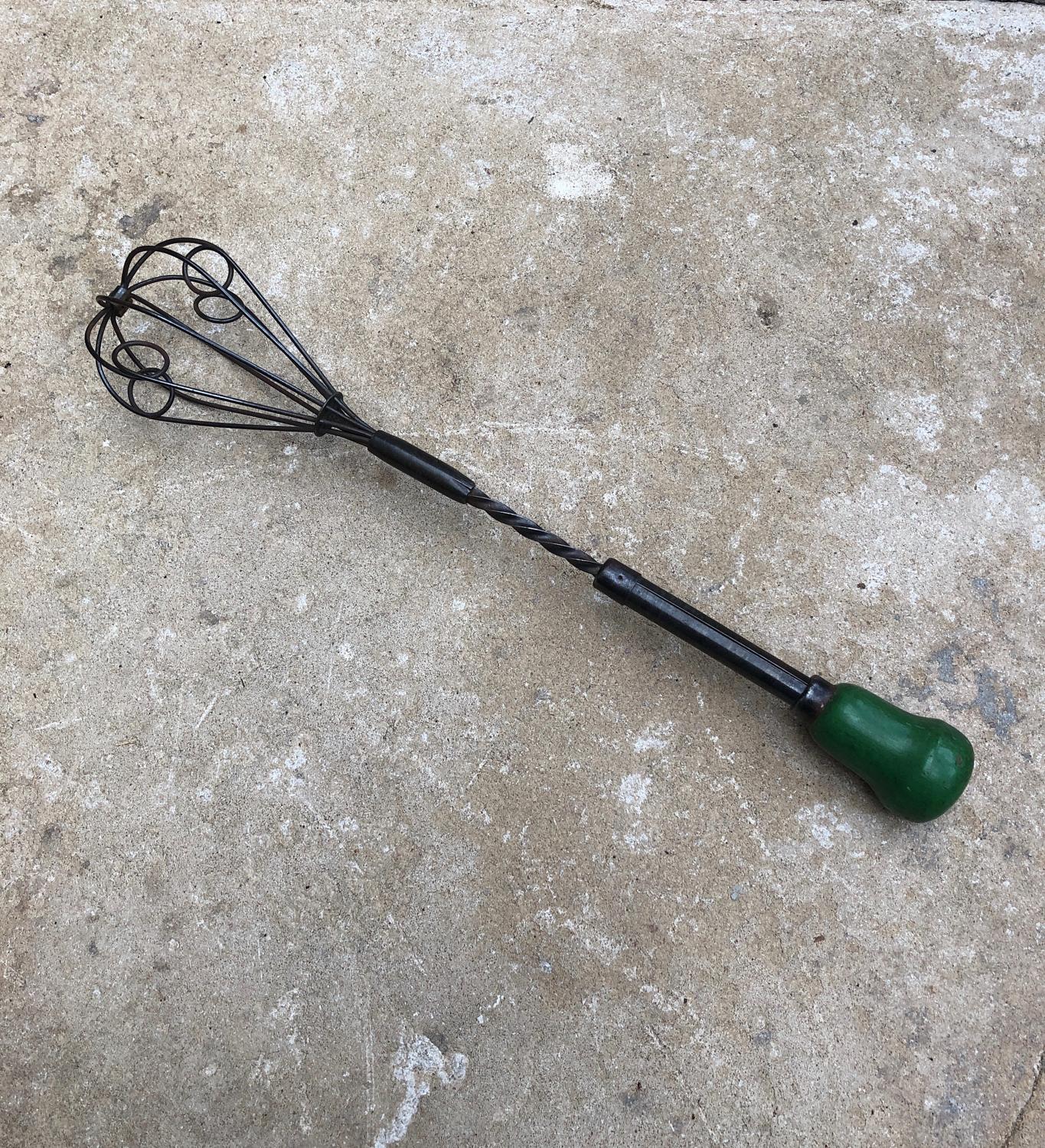 Unusual Wire Work Push Down Whisk