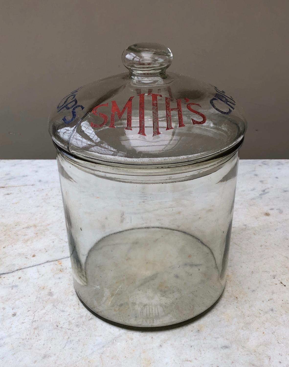 Early 20th Century Shops Advertising Jar - Smiths Crisps