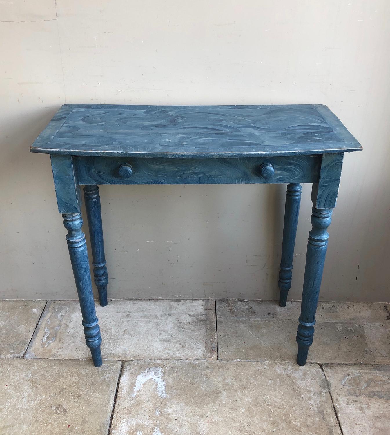 Victorian Pine Side Table - Fantastic Paint