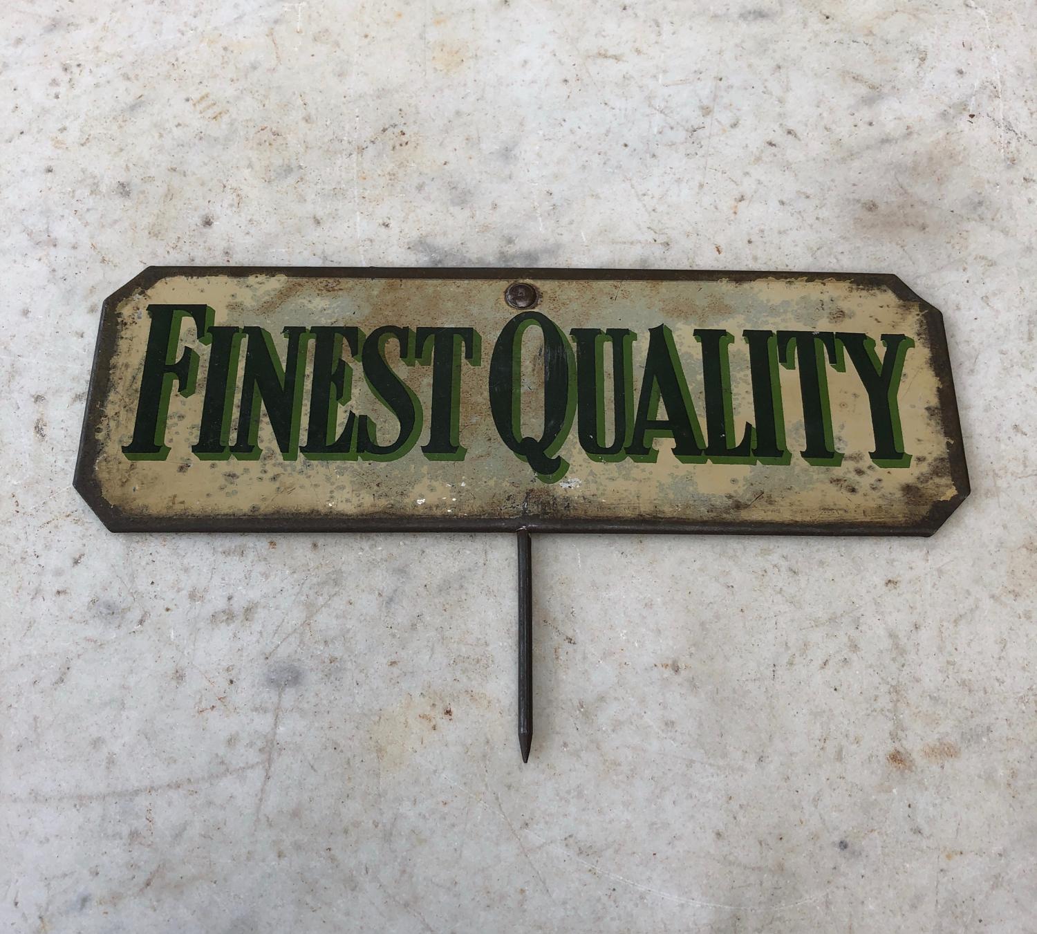 Edwardian Grocers Sign - Finest Quality