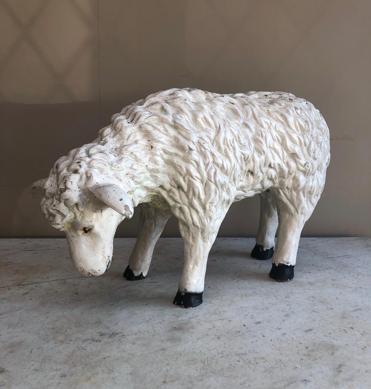 Late 1940s- Early 1950s Butchers Advertising Counter Top Lamb