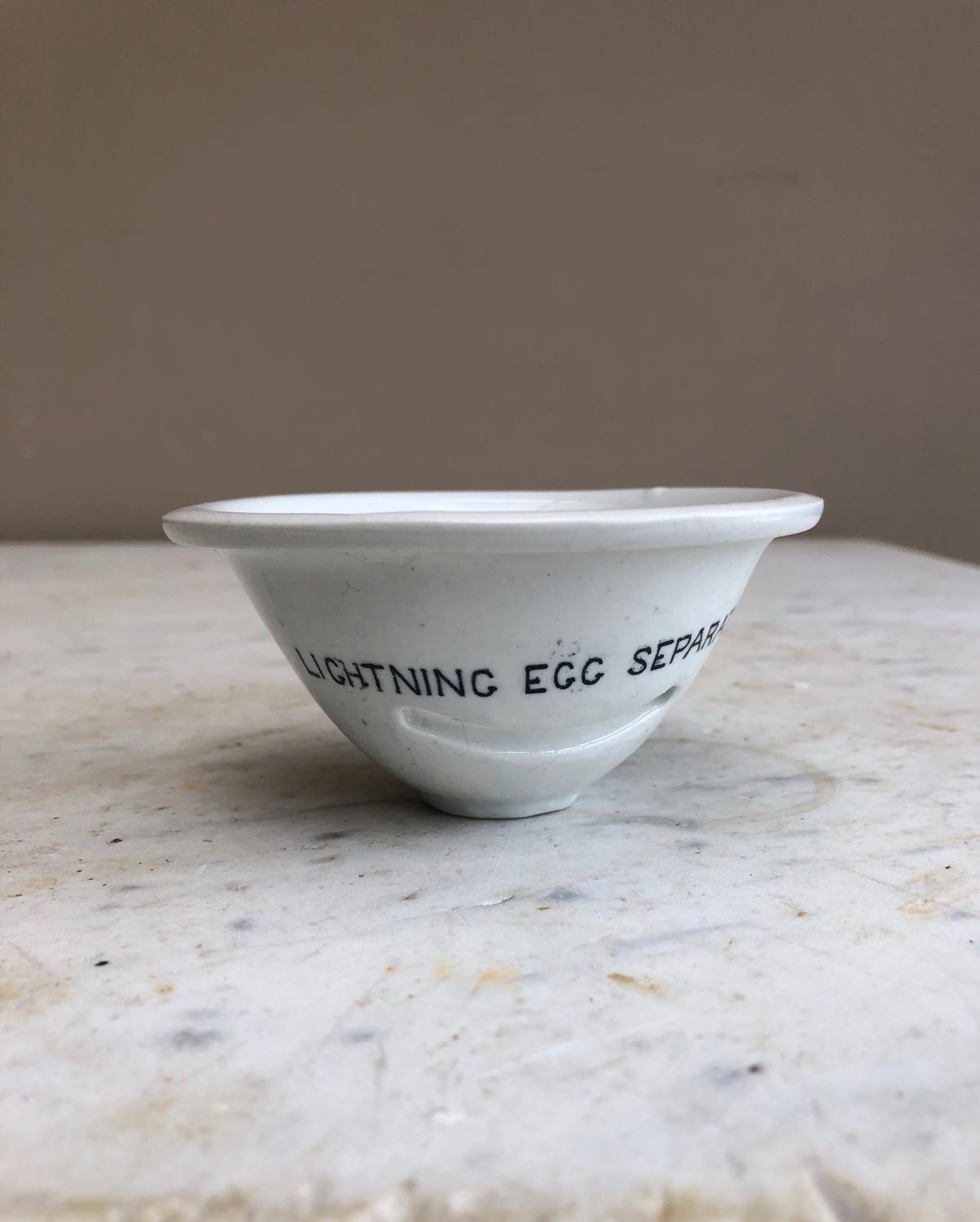 Edwardian Lightning Egg Separator