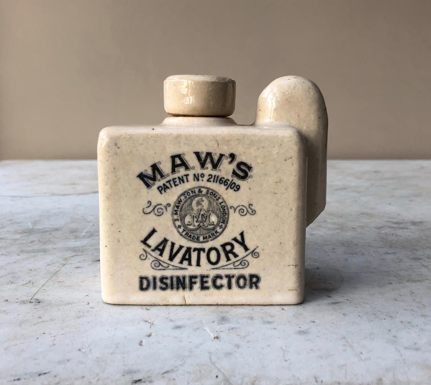 Perfect Condition Edwardian Maws Lavatory Disinfector