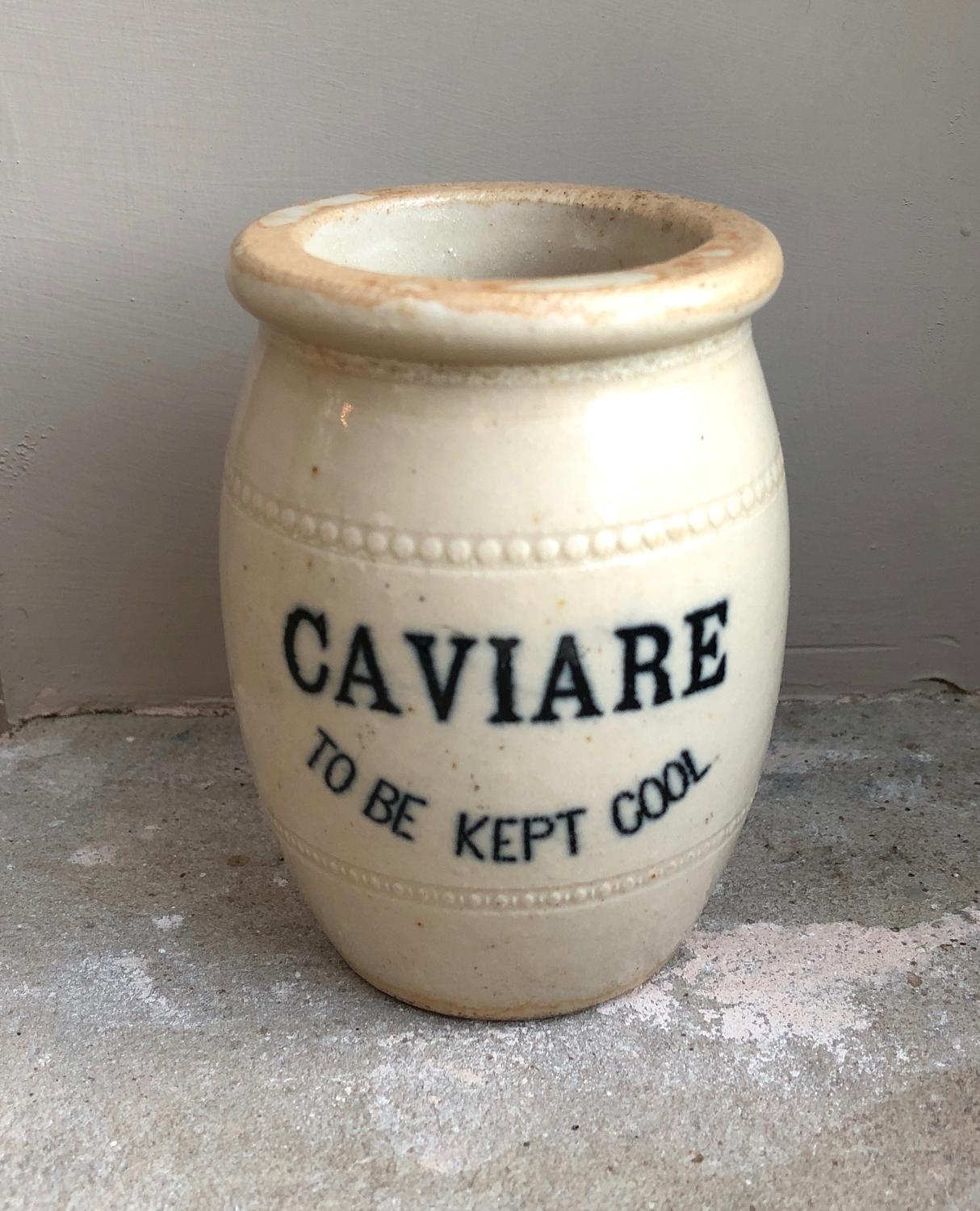 Wonderful Late Victorian Caviare To Be Kept Cool Pot
