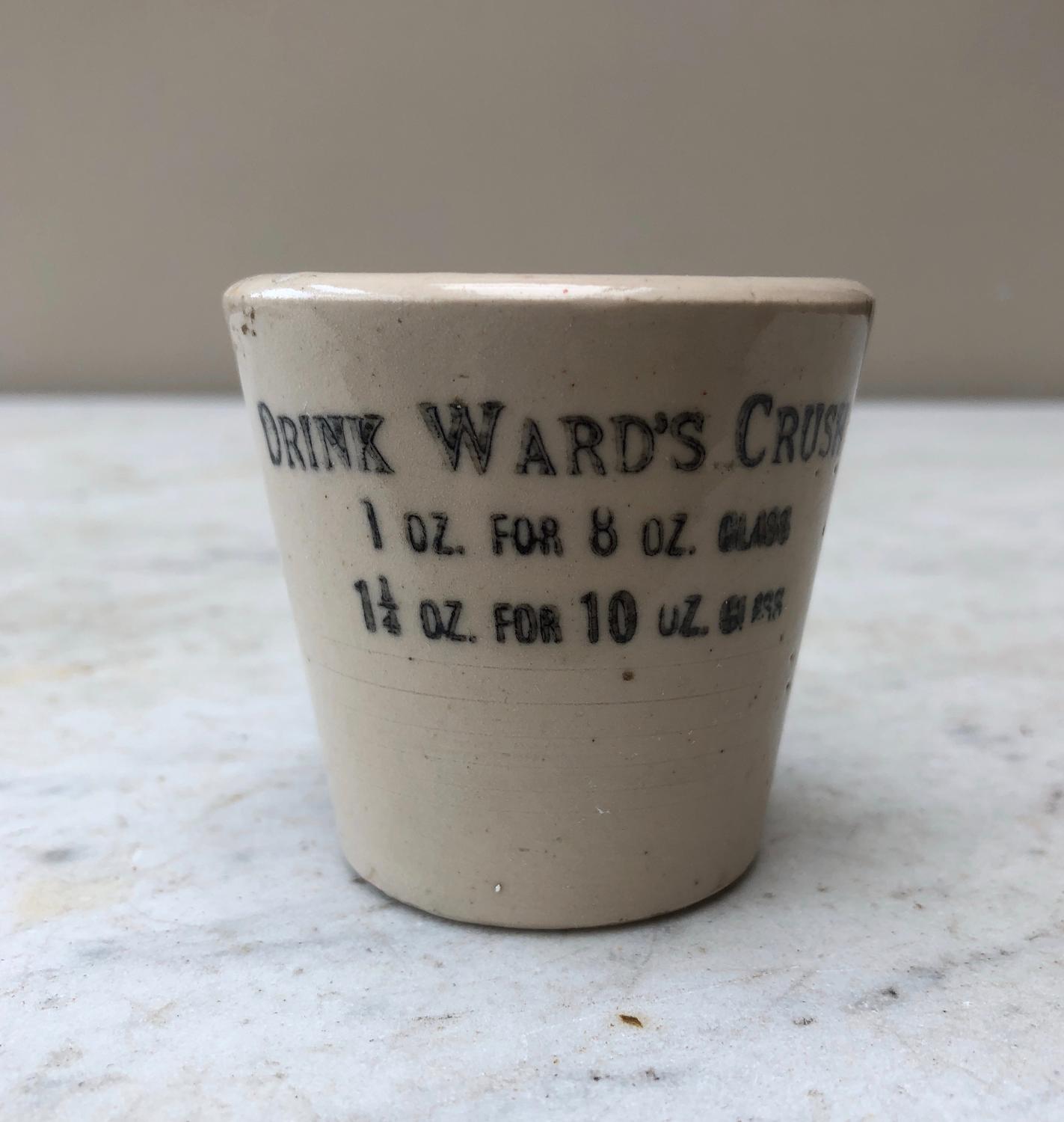 Early 20th Century Advertising Measure - Drink Wards Crush
