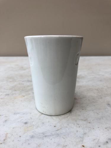 Rare Early 20th Century White Ironstone Advertising Cup - OXO