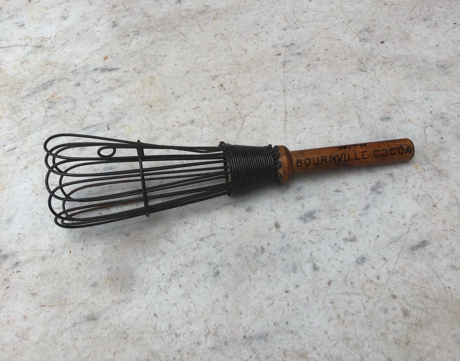 Antique Advertising Whisk - Bournville Cocoa