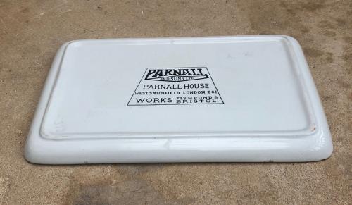 Edwardian White Ironstone Parnall Display Plate - Unusual Small Size