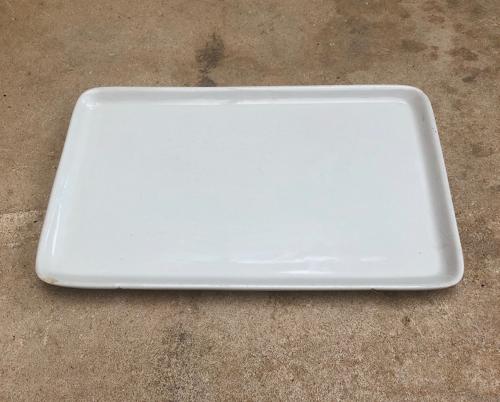Edwardian White Ironstone Parnall Display Plate - Unusual Small Size