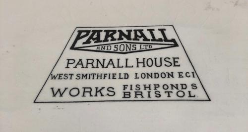 Edwardian White Ironstone Parnall Display Plate - Unusual Small Size