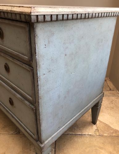 Victorian Swedish Gustavian Chest of Three Drawers