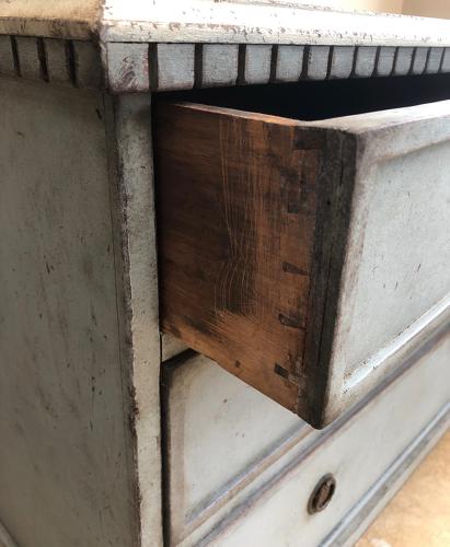 Victorian Swedish Gustavian Chest of Three Drawers