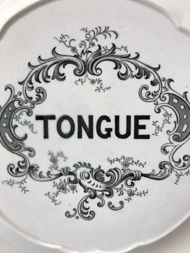 Edwardian Tongue Display Plate