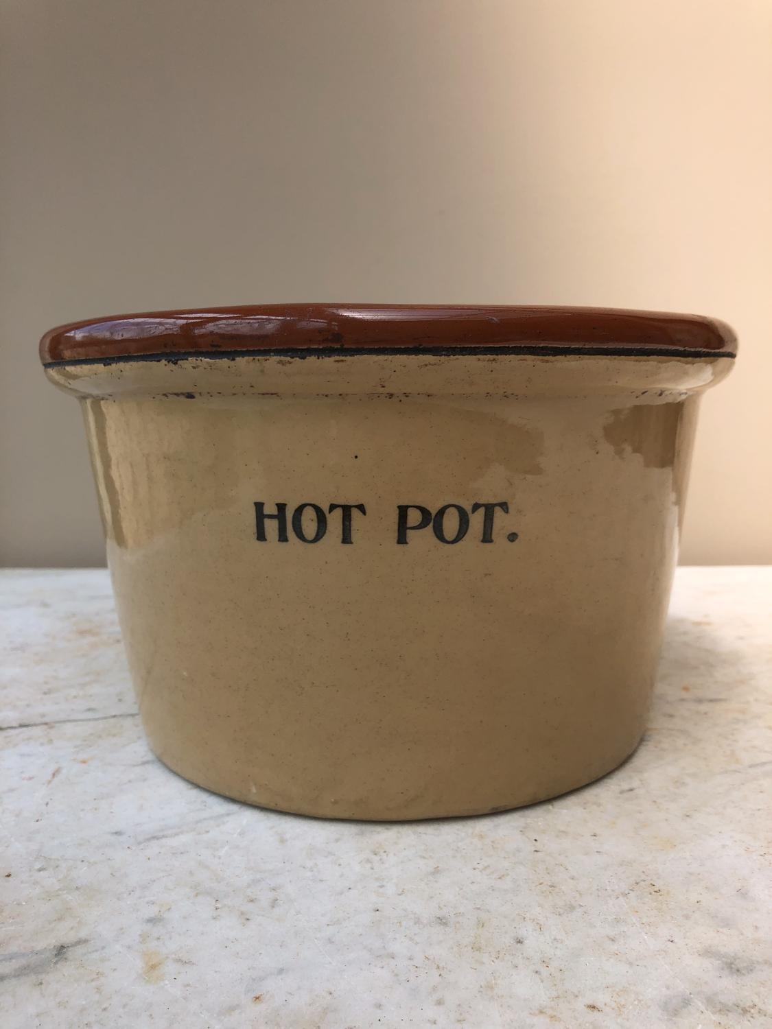 Unusual Early 20th Century Bowl for Hot Pot