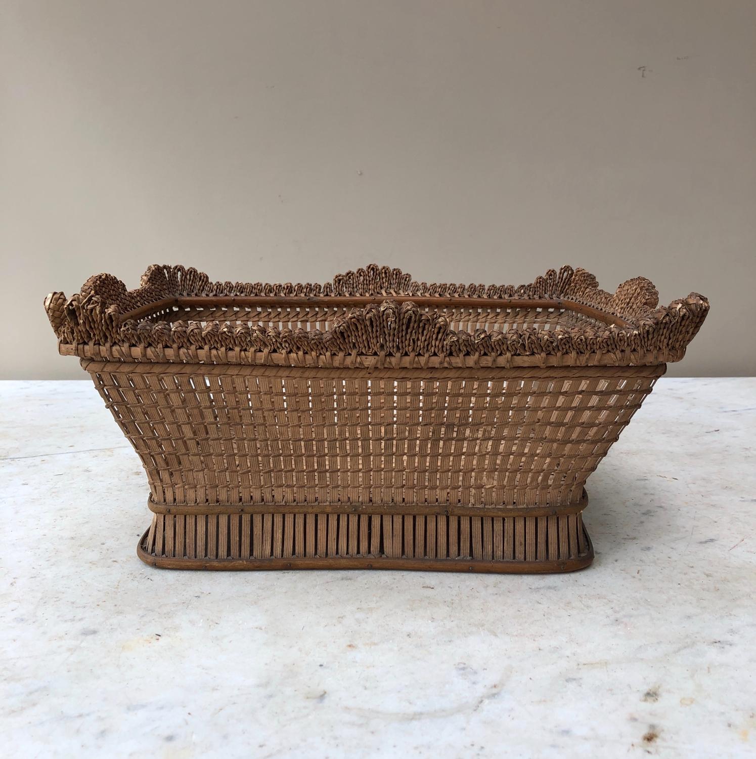 Early 20th Century Intricate Bread Basket