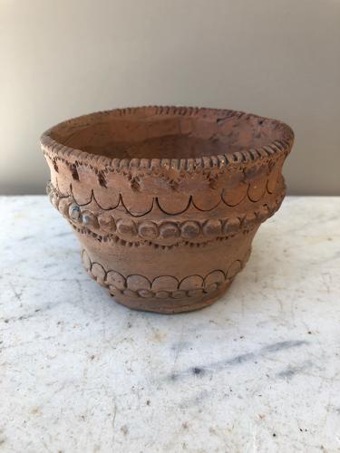 Edwardian Studio Pottery Castle Hedingham Pot - Dated 1906
