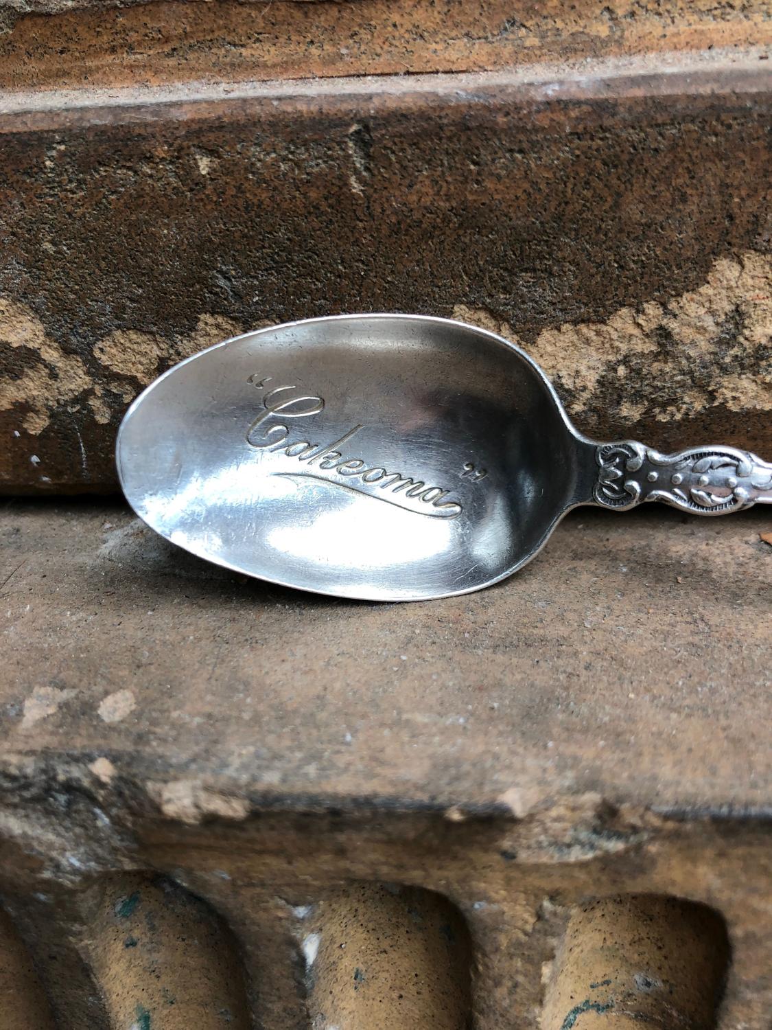 Solid Silver Advertising Spoon - Cakeoma