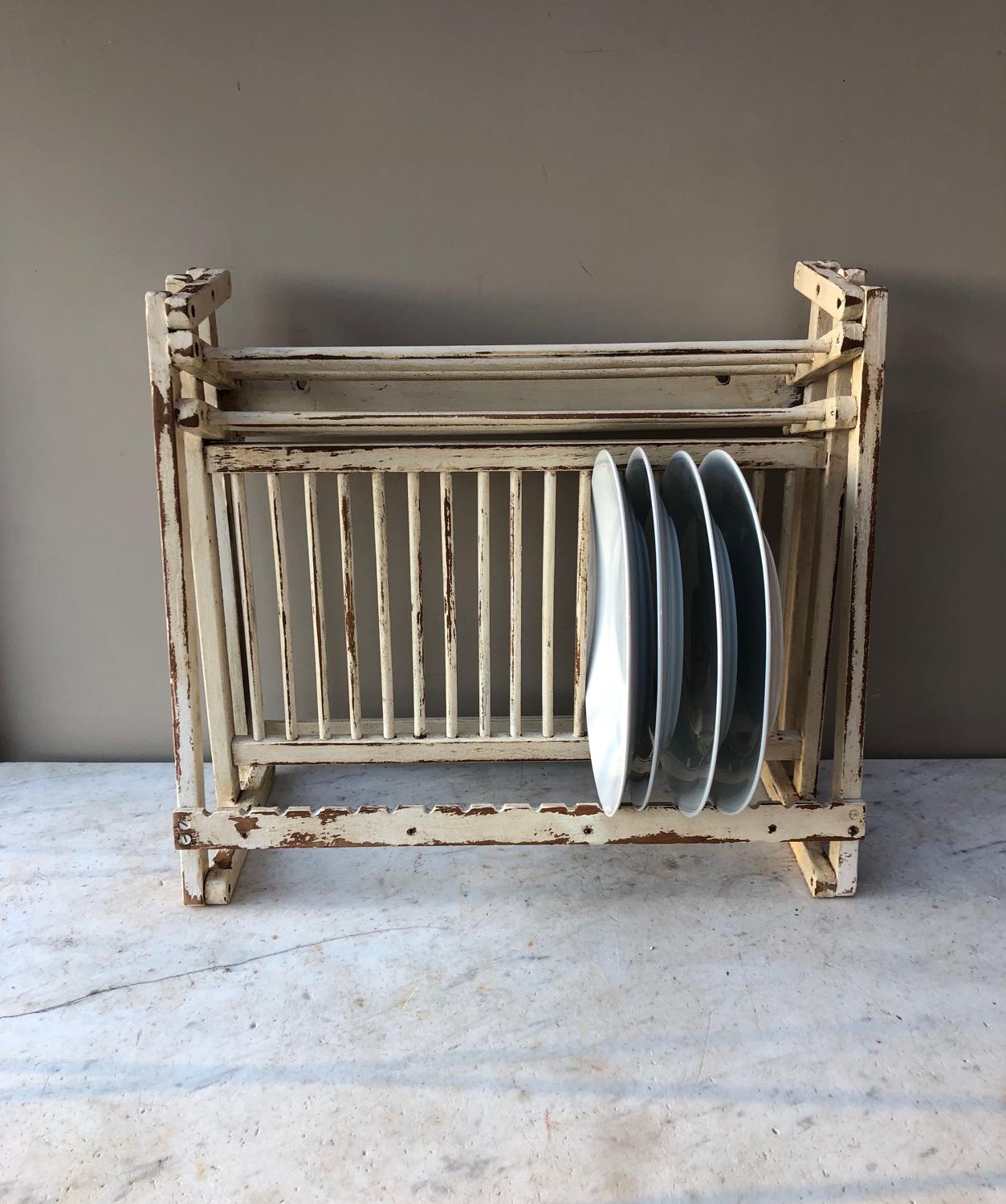 1940s Plate Rack with Cup & Saucer Rack