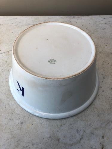 Edwardian K for Kitchen Bowl - Dated 1903