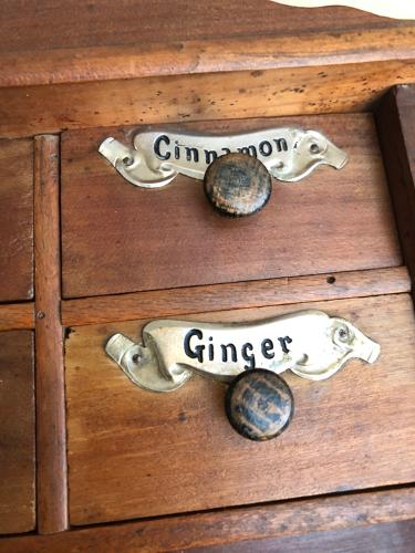 Victorian Treen Spice Chest of 5 Drawers
