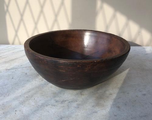 Early 20th Century Turned Welsh Bowl - Superb Colour