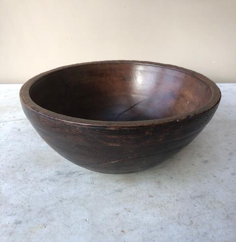 Early 20th Century Turned Welsh Bowl - Superb Colour