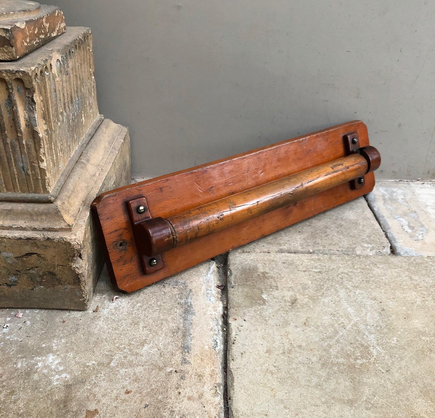 Late Victorian Country House Towel Rail - Superb Colour