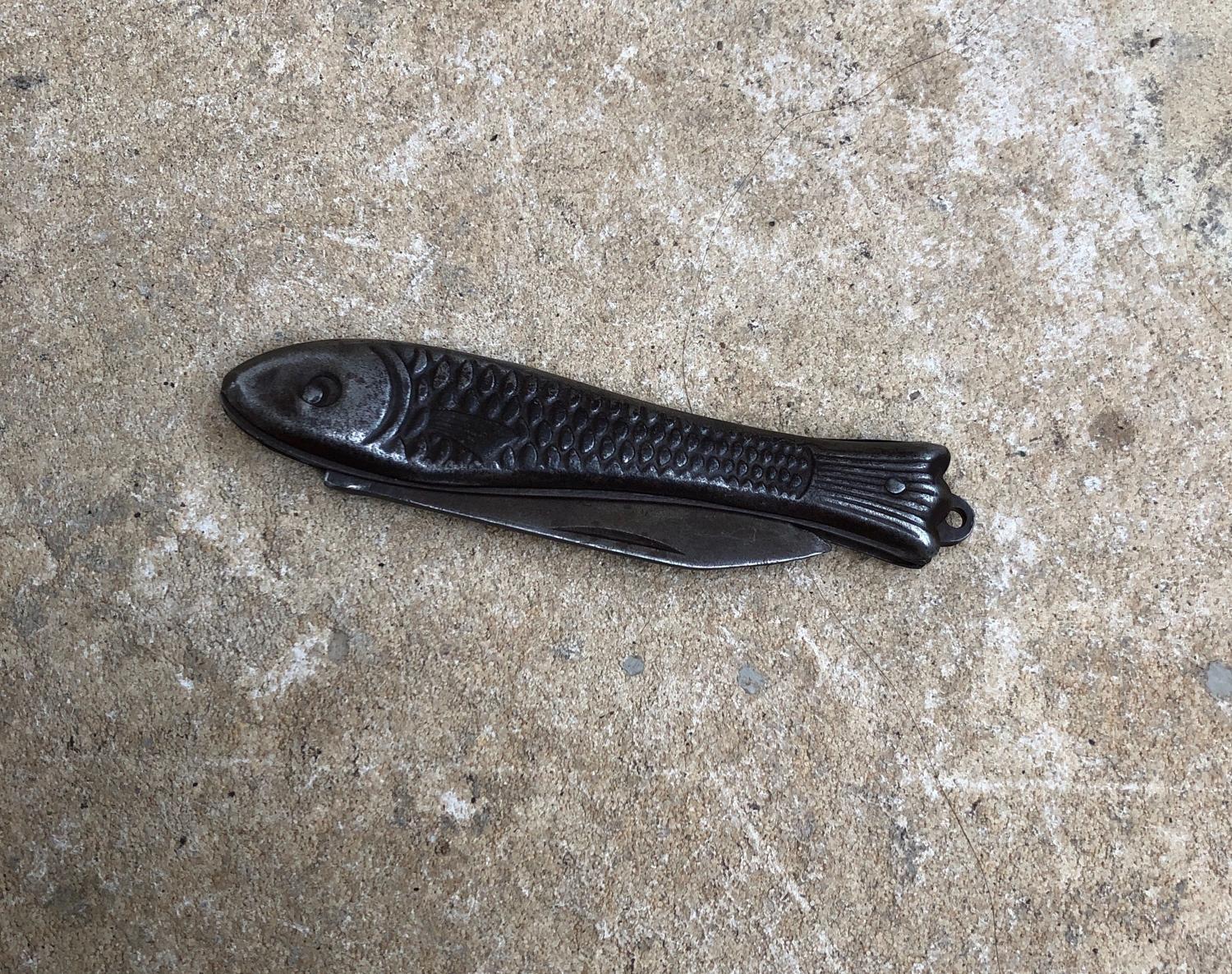 Early 20th Century Fish Shaped Pen Knife