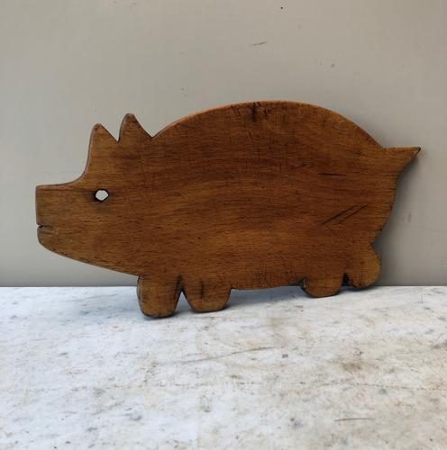 Early 20th Century Collectable Pig Chopping Board
