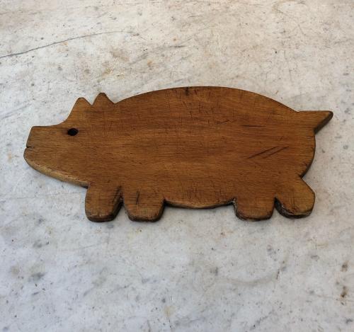 Early 20th Century Collectable Pig Chopping Board