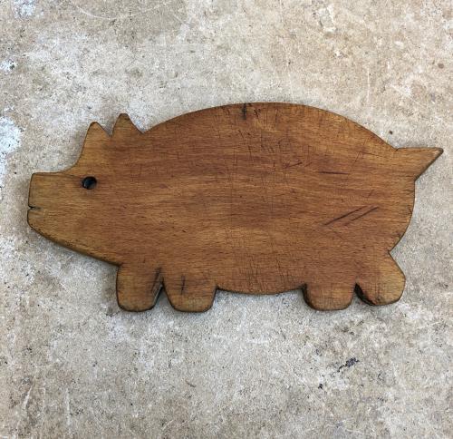 Early 20th Century Collectable Pig Chopping Board