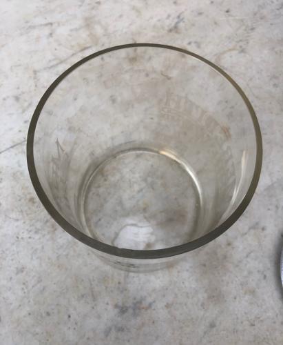 1920s Shops Advertising Jar - Double Sided Meredith & Drew Biscuits