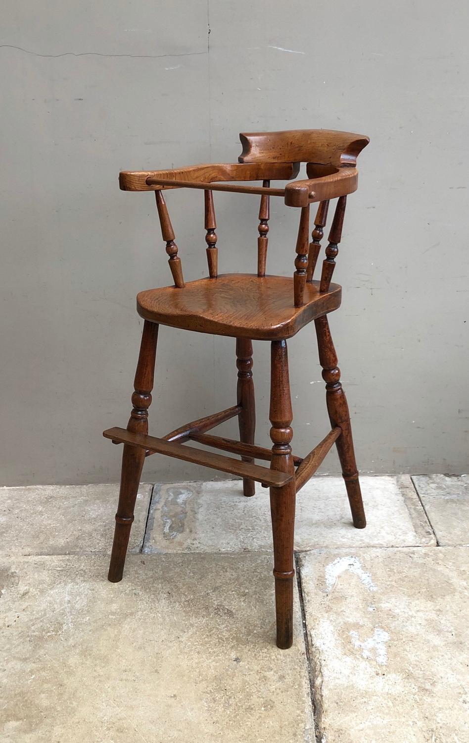 Victorian Superb Condition & Colour Childs High Chair